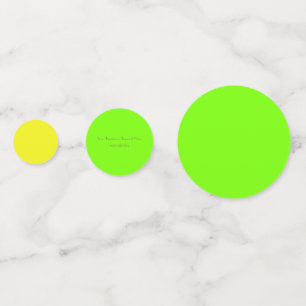 Neonfarben - personalisiert konfetti