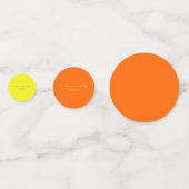 Neonfarben - personalisiert konfetti (Vorderseiten)