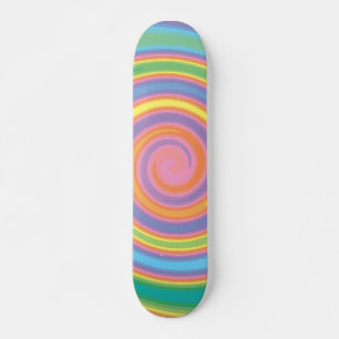 Neonfarben Pinwheel Design gürtelförmige Skateboar Skateboard