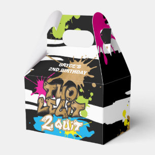 Neonfarben Two Legit 2 Quit Geburtstagsgeschenkbox Geschenkschachtel