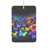 Neonfarbene Schmetterlinge Autolufterfrischer (Vorderseite)