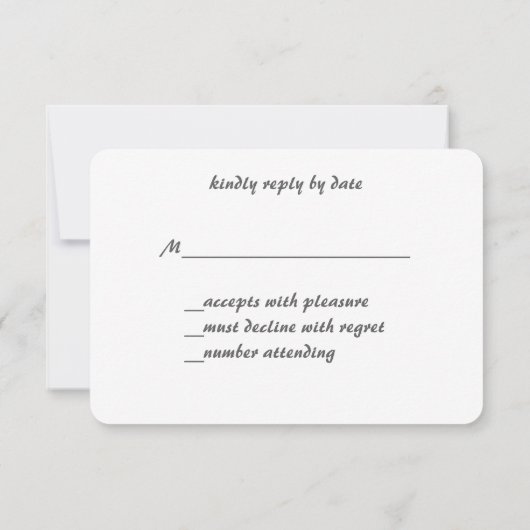 Neonfarbener Spritzer, Antwortkarte RSVP Karte (Rückseite)