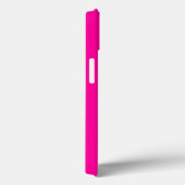 Neonfarbenrosa-Monogramm Case-Mate iPhone Hülle (Rückseite / Rechts)