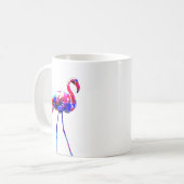 Neonflamingo-Tasse Kaffeetasse (Vorderseite Links)