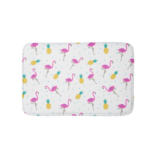 Neonflamingos 2 badematte (Vorderseite)