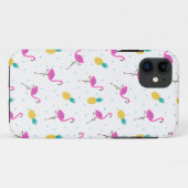 Neonflamingos 2 Case-Mate iPhone hülle (Rückseite (Horizontal))