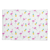 Neonflamingos 2 kissenbezug (Rückseite-Links)