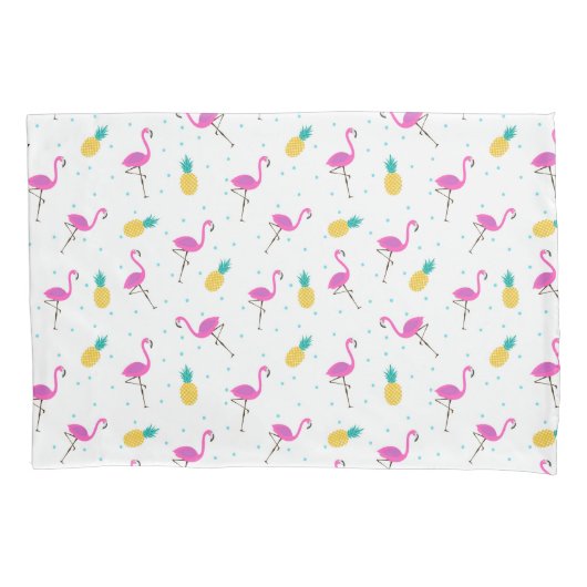 Neonflamingos 2 kissenbezug (Vorderseite-Links)