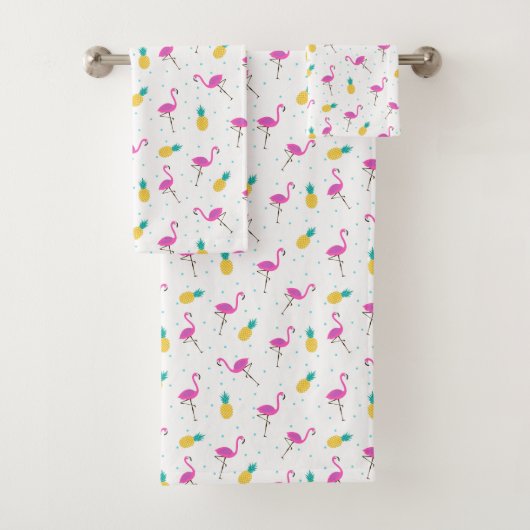 Neonflamingos Badhandtuch Set (Insitu)