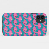 Neonflamingos Case-Mate iPhone Hülle (Rückseite (Horizontal))
