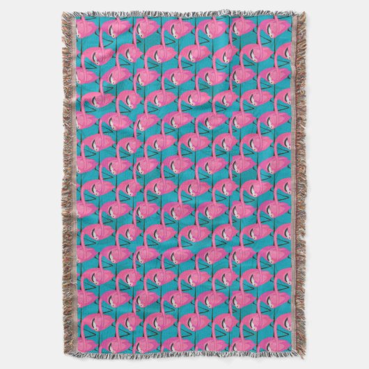 Neonflamingos Decke (Vorderseite Vertikal)