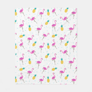 Neonflamingos Fleecedecke