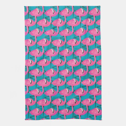 Neonflamingos Handtuch (Vertikal)