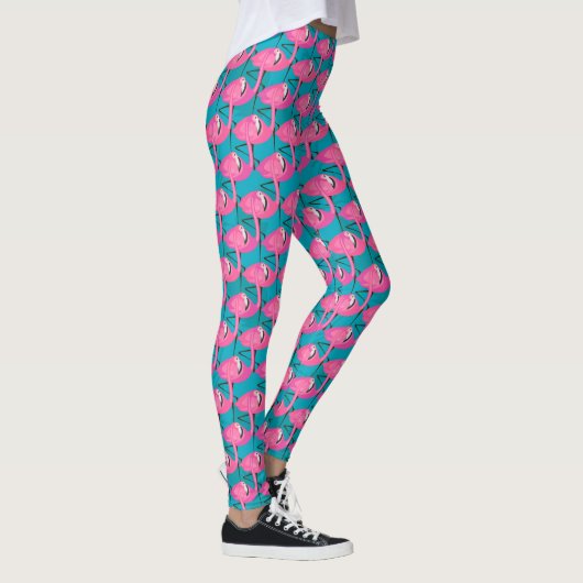 Neonflamingos Leggings (Rechts)