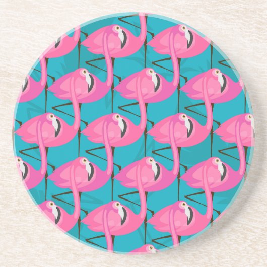 Neonflamingos Untersetzer (Vorne)