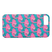 Neonflamingos zwei Case-Mate iPhone hülle (Rückseite (Horizontal))