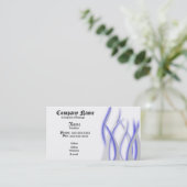 Neonflammen Visitenkarte (Stehend Vorderseite)