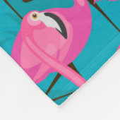 NeonFlamongos Fleecedecke (Ecke)