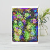 Neonflieder-Einladungen Einladung (Stehend Vorderseite)