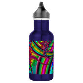 NeonFraktal Edelstahlflasche (Rechts)