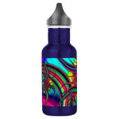 NeonFraktal Edelstahlflasche (Links)