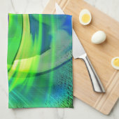 Neonfremde Landschaft Abstrakt Handtuch (Viertel Falte)