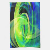 Neonfremde Landschaft Abstrakt Handtuch (Vertikal)