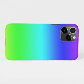 Neongefälle iPhone Hülle (Rückseite (Horizontal))