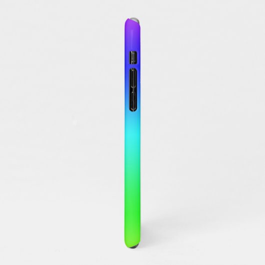 Neongefälle iPhone Hülle (Linke Seite)