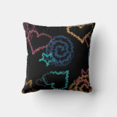 NeonGekritzel Kissen (Rückseite)