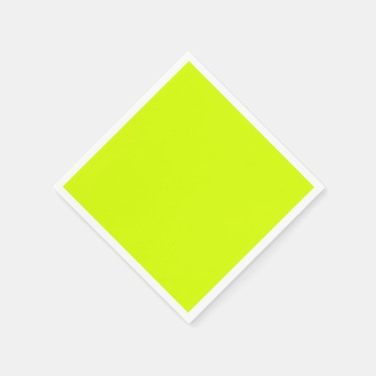 Neongelb, hohe Sichtbarkeit Chartreuse Serviette (Ecke)