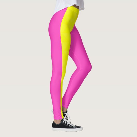 Neongelb Leggings (Rechts)