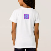 neongeometrische Blume T-Shirt (Rückseite)