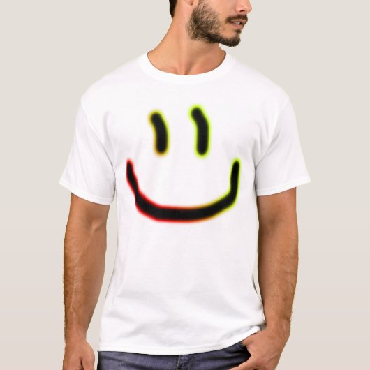 Neongesicht T-Shirt (Vorderseite)
