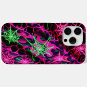 Neongewebe, Spinnennetzmuster, Tarnung Case-Mate iPhone Hülle (Rückseite (Horizontal))
