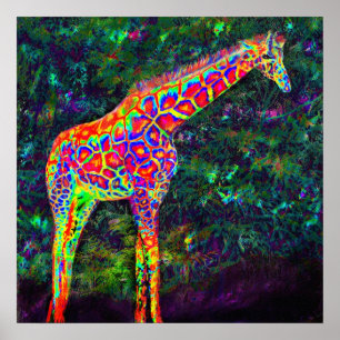 Neongiraffe Poster