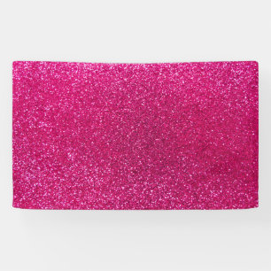 NeonGlitter des heißen Rosas Banner