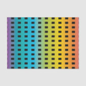 Neonglühen in den dunklen bunten Leuchtstoff2 Seidenpapier (Vorderseite)