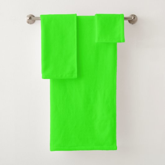 Neongrün Badhandtuch Set (Insitu)
