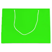Neongrün Große Geschenktüte (Vorderseite)