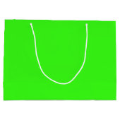 Neongrün Große Geschenktüte (Rückseite)