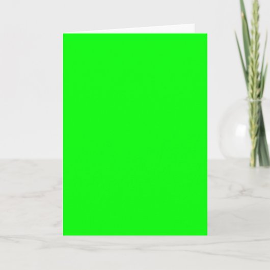 neongrün karte (Vorderseite)