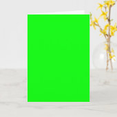 neongrün karte (Gelbe Blume)