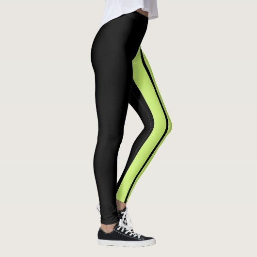 Neongrün Leggings (Rechts)