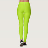 Neongrün Leggings (Rückseite)