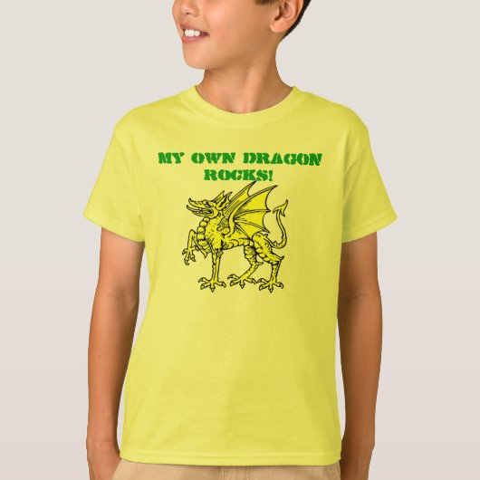 Neongrün MEINE EIGENEN DRACHE-FELSEN! Der T - T-Shirt (Vorderseite)