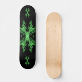 Neongrün Skateboard (Vorderseite)
