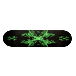 Neongrün Skateboard