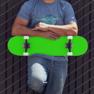 Neongrün Skateboard