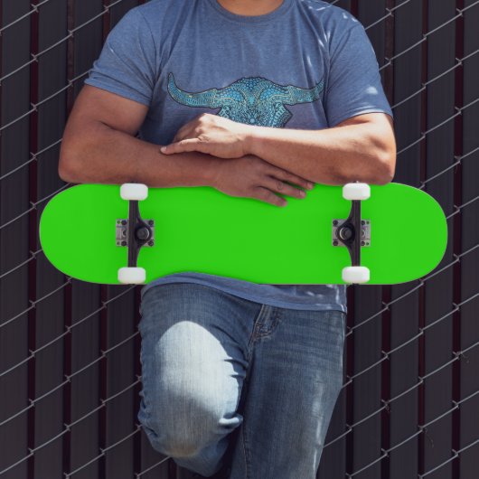 Neongrün Skateboard (Außenbereich 3)